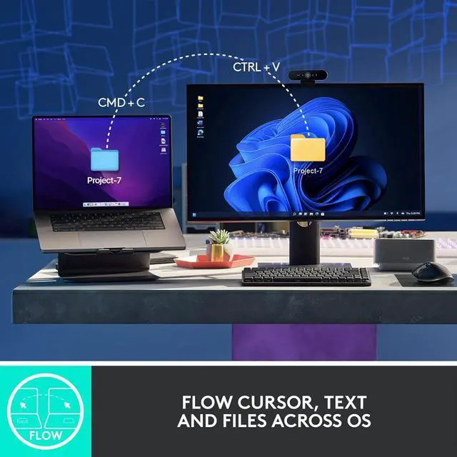 Alt view image 4 of 7 - MX Master 3S - Wireless Performance Mouse, Ergo, 8K DPI, Track on Glass, Quiet Clicks, USB-C, Bluetooth, Windows, Linux, Chrome - Graphite