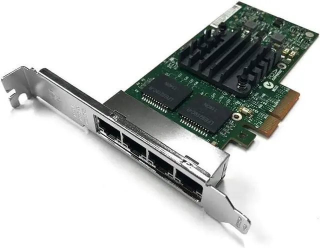 Main image of With 82580 Chipset I340-T4 E1G44HT 1G Gigabit Ethernet Network Adapter (NIC), Quad Copper RJ45 Ports, PCI Express 2.0 X4