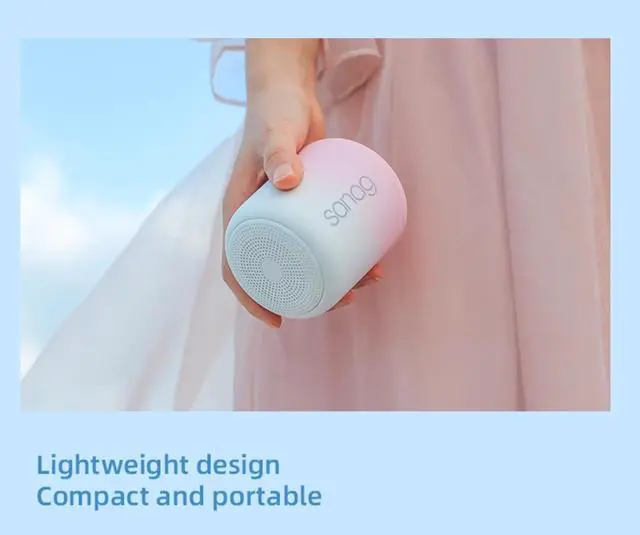 Alt view image 4 of 7 - Sanag Portable Bluetooth Speaker,Mini Wireless Speakers with Rich Bass and Loud HD Sound,Waterproof Bluetooth Speakers with Handsfree Call,TF Card Support,Built-in-Mic,for Phones,Tablets,Computer X6S