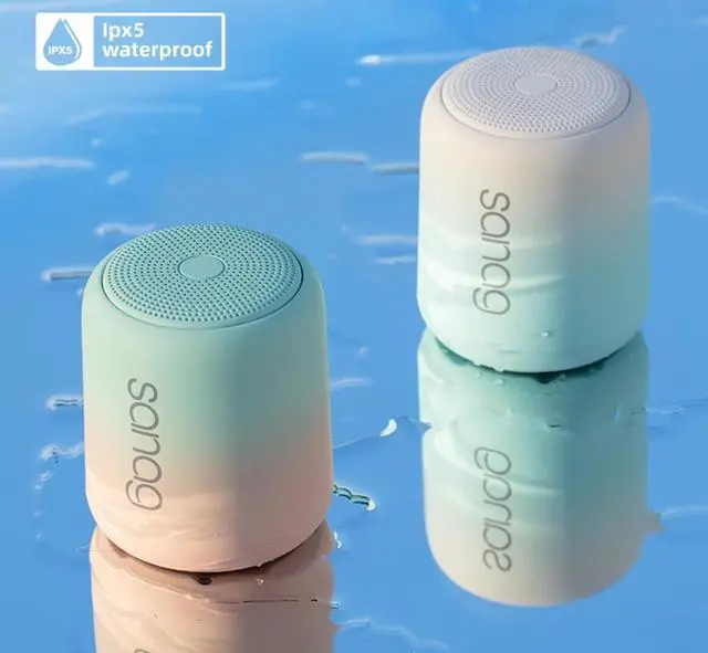 Alt view image 2 of 7 - Sanag Portable Bluetooth Speaker,Mini Wireless Speakers with Rich Bass and Loud HD Sound,Waterproof Bluetooth Speakers with Handsfree Call,TF Card Support,Built-in-Mic,for Phones,Tablets,Computer X6S