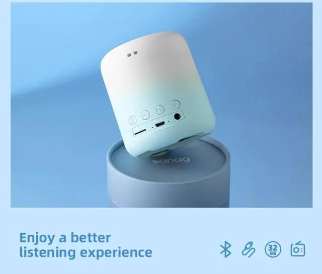 Main image of Sanag Portable Bluetooth Speaker,Mini Wireless Speakers with Rich Bass and Loud HD Sound,Waterproof Bluetooth Speakers with Handsfree Call,TF Card Support,Built-in-Mic,for Phones,Tablets,Computer X6S