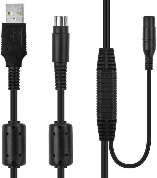 Main image of Replacement USB Webcam Power Cable Data Cord Compatible with Log-itech CC2900e CC3500e 2900ep 3000e/ PTZ Pro Webcam Power Cable Data Cable, 10FT