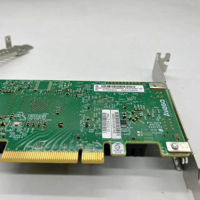 Alt view image 2 of 4 - SAS3416 430-16i SATA/SAS HBA IT Mode Controller Card (=9400-16i) 12 Gbps PCIe 16 Port Support NVME HDD
