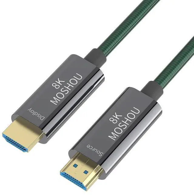 Main image of HDMI 2.1 Cable,3M/9.9Feet OM4 Fiber Optic 8K HDMI Cable 48Gbps Ultra High Speed Single Crystal Copper Support 8K@60Hz HDR eARC,HDCP 2.2 German Silicon Line Chips for PS5,RTX3090(9.9 Feet)