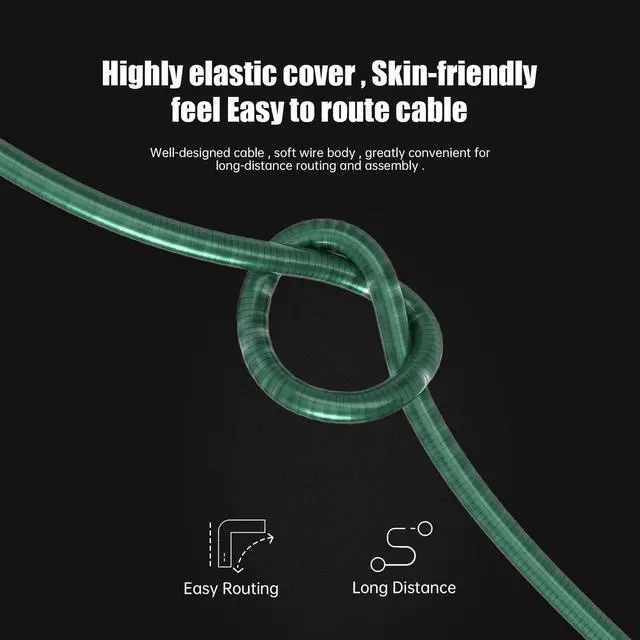 Alt view image 5 of 7 - HDMI 2.1 Cable,3M/9.9Feet OM4 Fiber Optic 8K HDMI Cable 48Gbps Ultra High Speed Single Crystal Copper Support 8K@60Hz HDR eARC,HDCP 2.2 German Silicon Line Chips for PS5,RTX3090(9.9 Feet)