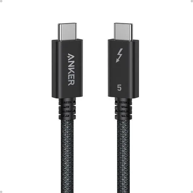 Main image of Prime Thunderbolt 5 Cable, 3.3 FT USB C to USB C Cable, 240W Charging, 80Gbps Data Transfer, Up to 120Gbps Bandwidth, 8K/4K Displays, for iPhone 16, MacBook, and More (Thunderbolt 5-Certified)