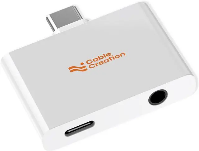 Main image of CableCreation USB C to Audio and Charger Adapter PD 100W, USB-C Headphone with Aux Jack, Type C 3.5mm Audio Jack Charging Adapter for iPhone 16 15 Pro Max Plus, Galaxy, iPad and More