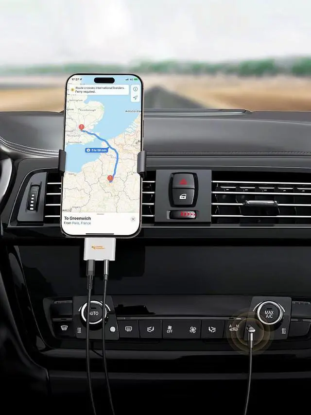 Alt view image 4 of 7 - CableCreation USB C to Audio and Charger Adapter PD 100W, USB-C Headphone with Aux Jack, Type C 3.5mm Audio Jack Charging Adapter for iPhone 16 15 Pro Max Plus, Galaxy, iPad and More