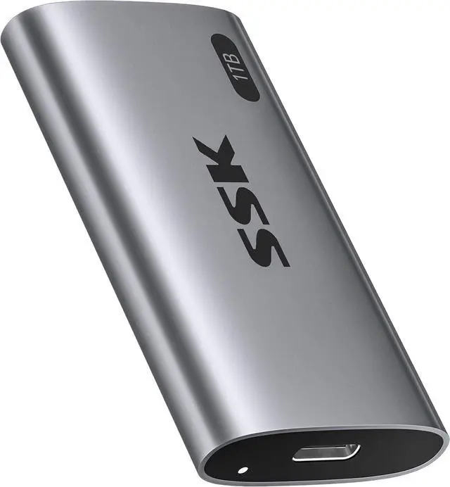 Main image of 1TB SSD External Hard Drive, Portable SSD Up to 550MB/s Fast Solid State Drives, External Drive USB 3.2 Gen2 for iPhone 15/Pro, Windows, Mac, Android with LED Light, Trim, Smart Supported