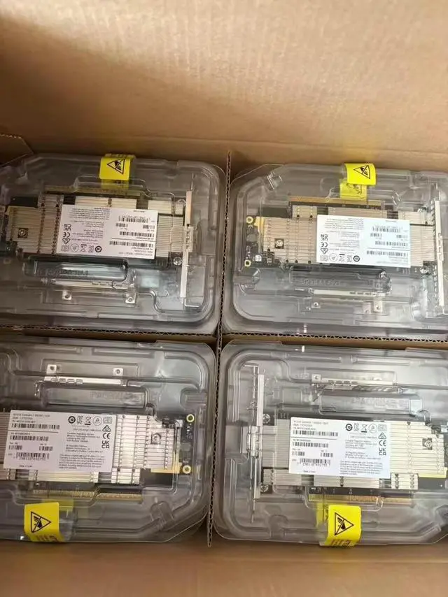 Alt view image 3 of 3 - NEW MCX75310AAS-NEAT NVI-DIA ConnectX-7 400GbE NDR IB 1-Port OSFP HHHL Adapter