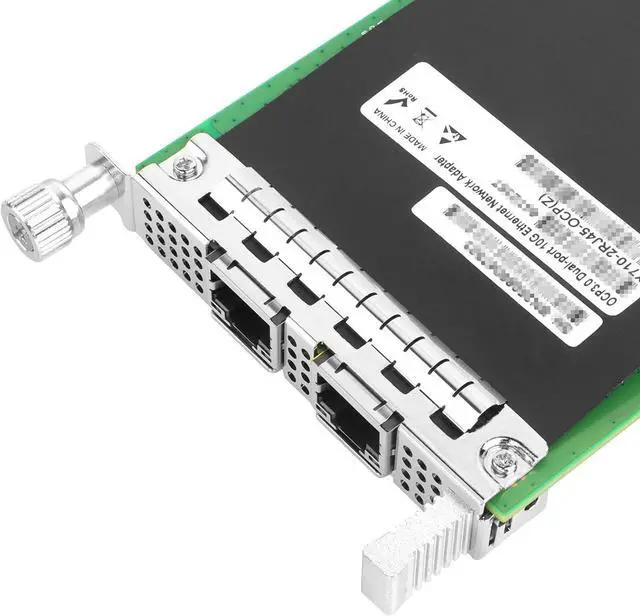 Alt view image 3 of 6 - 10GbE OCP3.0 NIC for X710-T2L OCP3.0, 2.5GbE/5GbE/10GbE Copper Dual RJ45 Ports, with X710-AT2 Chip,10Gb OCP3.0 SFF Ethernet Adapter Support Windows/Linux/VMware
