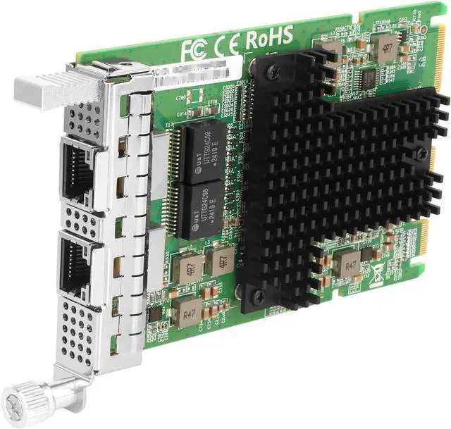 Alt view image 5 of 6 - 10GbE OCP3.0 NIC for X710-T2L OCP3.0, 2.5GbE/5GbE/10GbE Copper Dual RJ45 Ports, with X710-AT2 Chip,10Gb OCP3.0 SFF Ethernet Adapter Support Windows/Linux/VMware