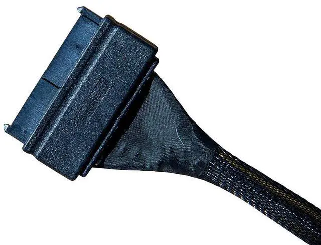 Alt view image 3 of 4 - PCIe 4.0 X4 to U.2 NVMe SSD, PCIe to SFF-8639 Adapter, 70CM Cable (No Additional Power Plug Required)