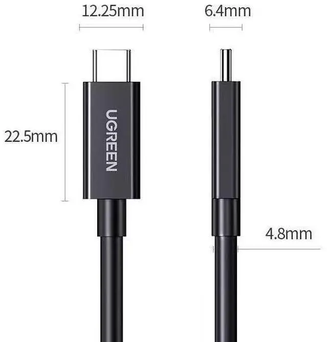 Main image of 3.3ft USB-C Thunderbolt 5 Cable w/ 240W Power Delivery, Bandwidth Boost Up to 120Gbps, 3x Faster Data Transfer,16K@60HZ MAX Compatible withThunderbolt 4, USB4, MacBook Pro, Mac mini/Studio, iPhone 16