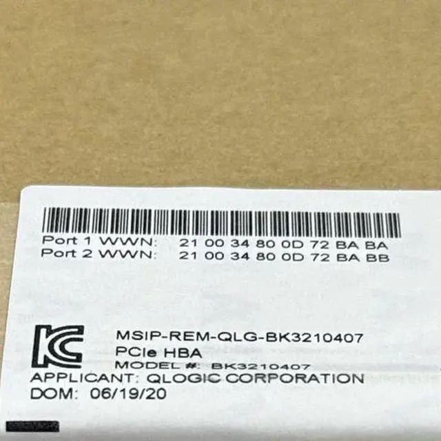 Alt view image 3 of 6 - Qlogic QLE2692 Fibre Channel Host Bus Adapter QLE2692-SR-AK