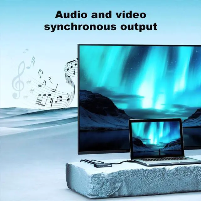 Alt view image 6 of 7 - MT-VIKI HDMI Splitter 4K@60Hz, HDMI Splitter 1 in 4 Out, RGB 4:4:4, HDMI2.0b, HDCP2.2, 18Gbps, Full UHD Distributor for PS4 Fire Stick HDTV