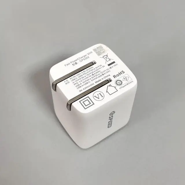 Alt view image 4 of 7 - Fast Wall Charger 20W 30W USB C Power Adapter PD 3.0 QC 3.0 Compact Charger Block for iPhone, Samsung, Android, iPad, AirPods Travel-Friendly & Safe (30W Type-A+C)