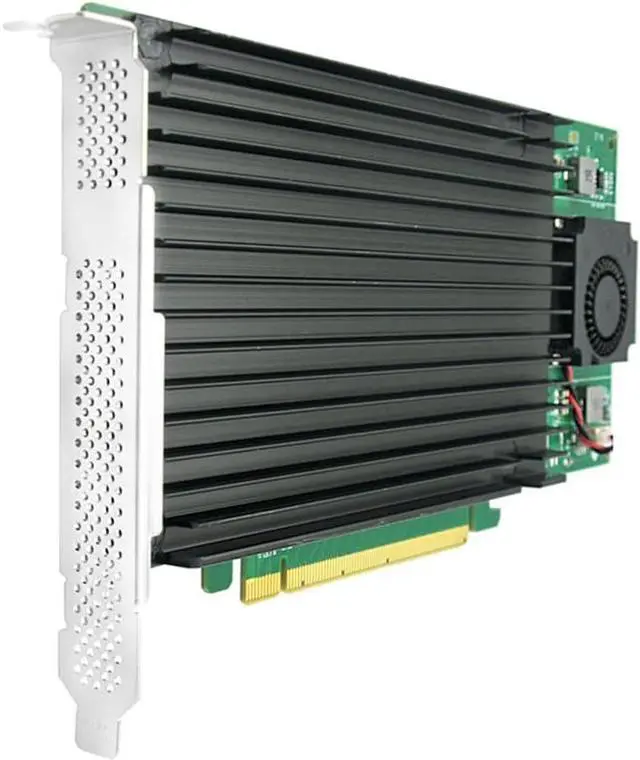 Alt view image 2 of 4 - Quad PCIe 3.0 x16 M.2 NVMe SSD Switch Controller Adapter with PLX 8747 PCI Express 3.0 x16 Switch to 4 Ports M.2 Adapter Card-LRNV9547-4I