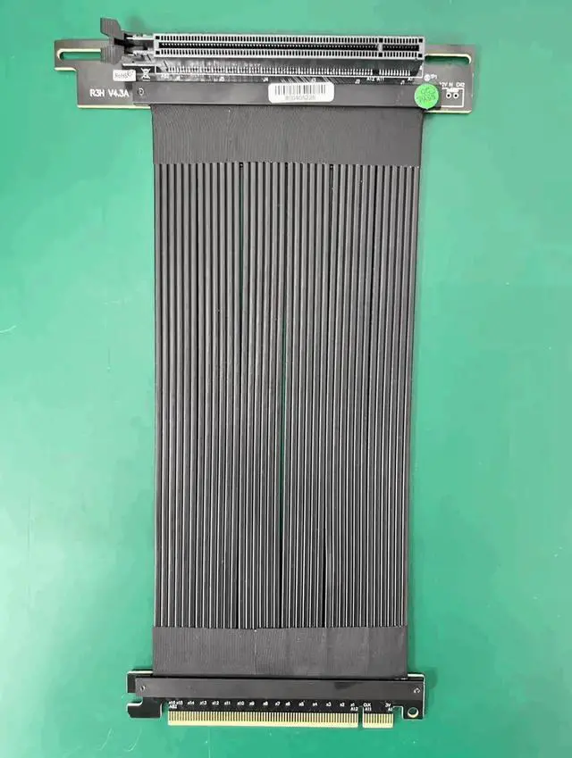 Alt view image 3 of 5 - ADT-Link PCIe 4.0 X16 Riser Cable [RTX3090 RX6900XT X570 B550 Z590] Shielded Extreme Vertical Mount Gaming PCI Express Gen4 (20cm, R33SH-BK-4.0(Gen4))