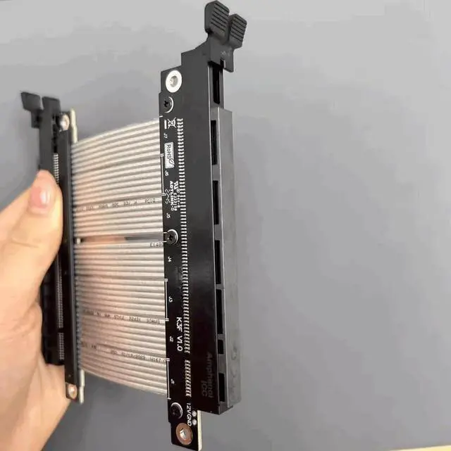 Alt view image 3 of 4 - ADTLINK PCIe 4.0 x16 to x16 Male to Male/Female to Female Extension Cable for PCIe x16 Board to Board Jumpers Silver-Plated Wire Low Impedance Gen4 (K33FF(Tx to Tx/Rx to Rx), 20cm)