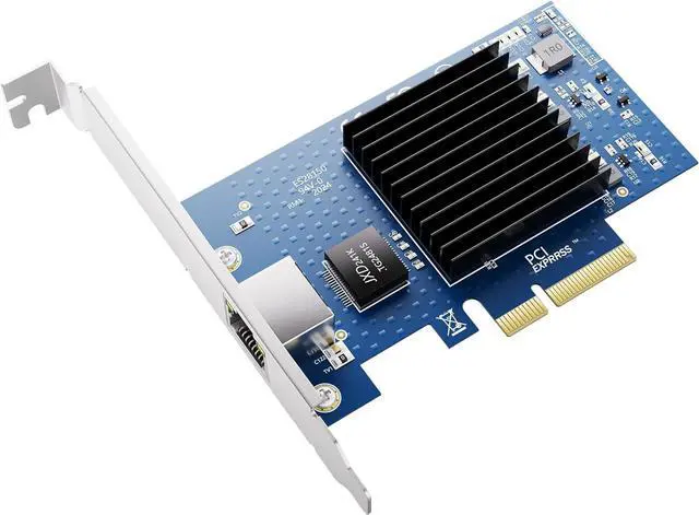 Main image of 10Gb PCIe NIC Network Card, Single RJ45 Port, Aquantia AQC107 4X Ethernet LAN Controller, for Windows Server/Windows/Linux/ESX