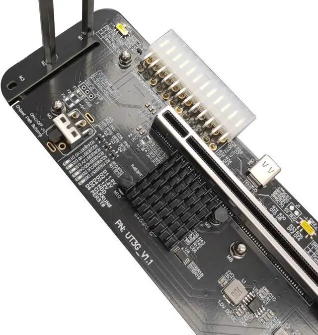 Alt view image 3 of 7 - ADT-UT3G USB4.0 Docking Station 64G PCIe4.0x4 to Laptop Graphics Card External Conversion Adapter Compatible with Thunderbolt 3 4