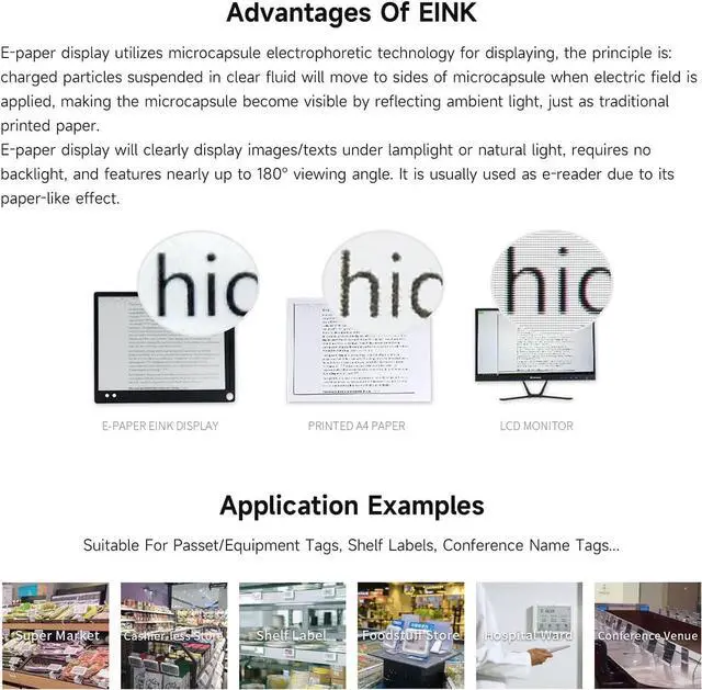 Alt view image 5 of 7 - Waveshare 4inch E Ink Spectra 6 (E6) Full Color E-Paper Display, Compatible with Raspberry Pi 5/4B/3B/Zero/Zero W/Zero 2W/Pico/Pico W/Pico WH, Jetson Nano and RDK X3, with HAT+ Standard Driver Board