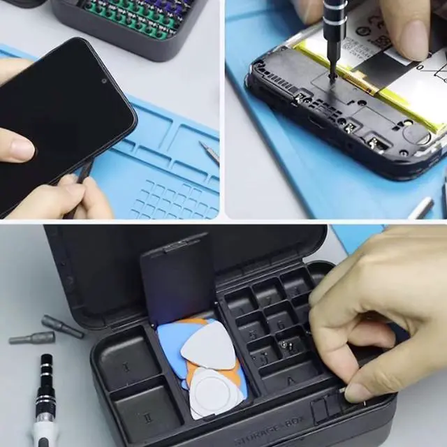 Alt view image 5 of 7 - 132 in 1 Small Precision Screwdriver Set,Upgraded Repair Tool Kit(with 108 Magnetic Screwdriver Bits),Color Coded Screwdriver Set with Extension Rod Kit for Phone, Computer, Tablet, Watch