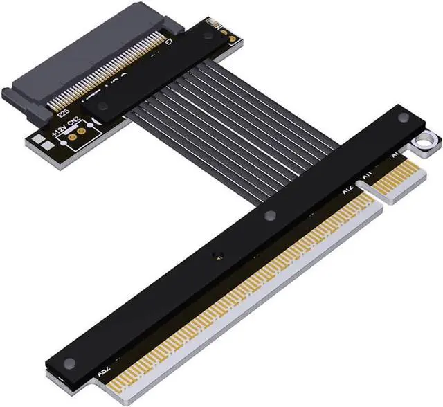 Main image of ADT-K37SF PCIe 5.0 x16 to SFF-8639 U.2 SSD Adapter Cable 128Gbps High-Speed Lossless Flex Extension Cable Compatible with U.2 NVMe SSD (15CM,K37SF-BK)