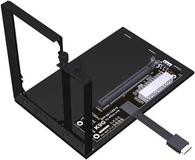 Alt view image 6 of 7 - ADT-K993G-BK7 PCIE 5.0 X4 / M.2 NVMe to OCuLink SFF-8611 External Dock Adapter Compatible with NUC STX ITX Motherboard Mini PC (K993G-BK7-R29Q-50cm)