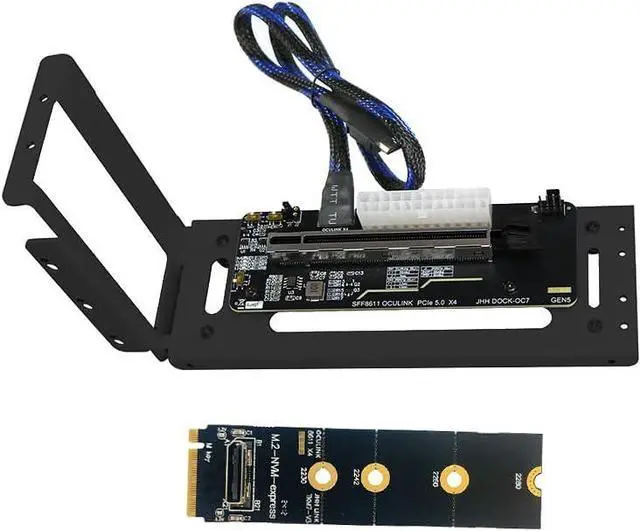Main image of PCIe 5.0 X16 to Oculink 4i GPU Expansion Dock 128G GEN4 High Speed Direct-Connect Dock-OC7 Kit Compatible with M.2 NVMe Docking Station GDP Laptop (+ Card TKM7,Dock-OC7)