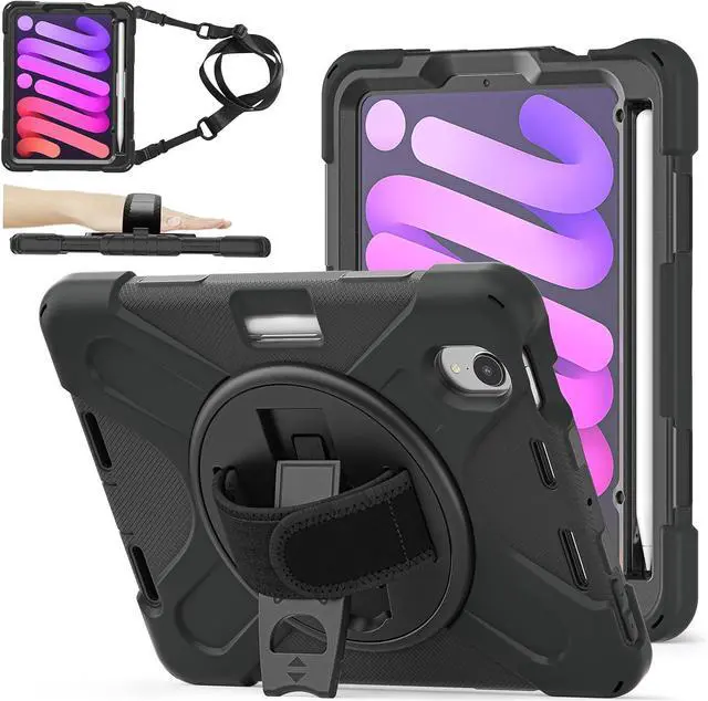 Main image of Shockproof Case for iPad mini 7 (A17 Pro) 2024/ Mini6 2022, Black