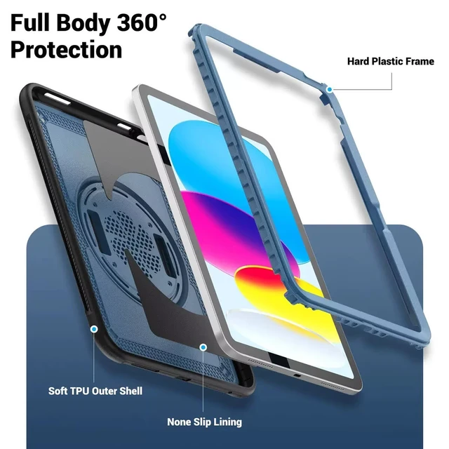 Alt view image 2 of 7 - Case for iPad A16 11-inch 11th/10th Generation (2025/2022)