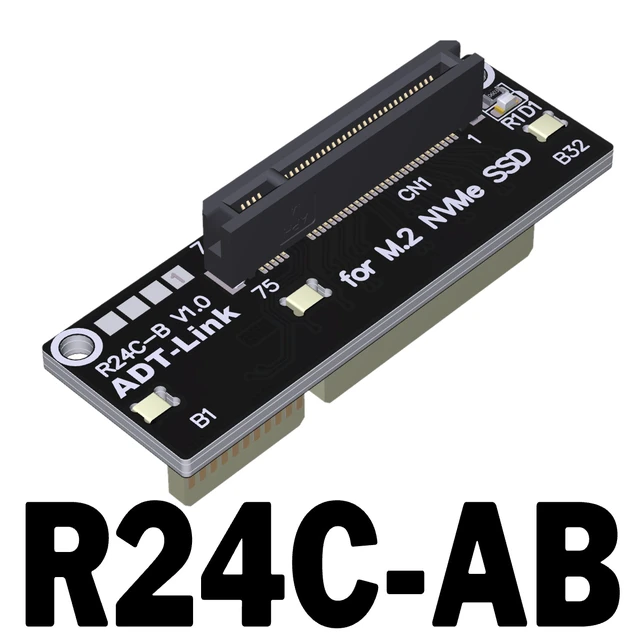 Main image of ADT-Link PCIe 5.0 x4 to M.2 NVMe SSD Adapter