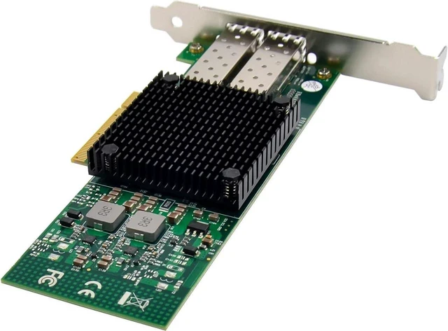 Alt view image 3 of 7 - Dual-10Gb SFP+ PCI-E Network Card NIC, Mellanox ConnectX-3 PCI-e 3.0 X8 PCI Express 10 Gigabit Ethernet Server NIC (ST7286-10GB)