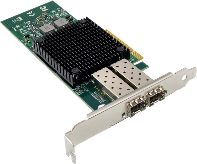 Alt view image 5 of 7 - Dual-10Gb SFP+ PCI-E Network Card NIC, Mellanox ConnectX-3 PCI-e 3.0 X8 PCI Express 10 Gigabit Ethernet Server NIC (ST7286-10GB)