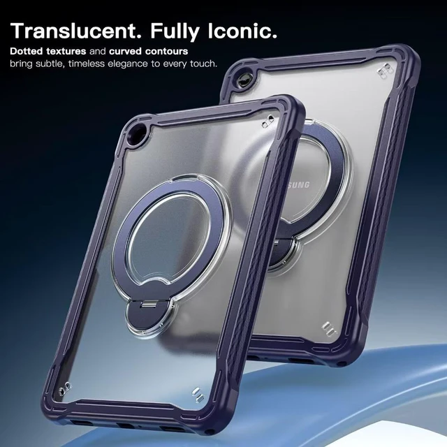 Alt view image 3 of 7 - Case for Sam-sung Galaxy Tab A11+ Plus - 2025 Black Tab A11+ Case
11 Inch, Protective Silicone Cover,Shoulder Strap, 360°Rotating & Stable Kickstand, SM-X230/X235/X236/X238