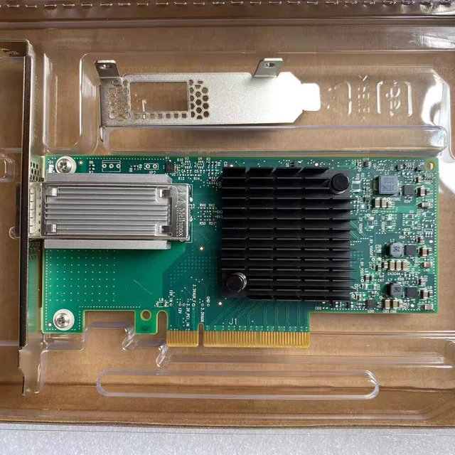 Alt view image 2 of 2 - 50Gb/s MCX4131A-GCAT for ConnectX-4 LX 50GbE CX4131A Network Card InfiniBand NIC