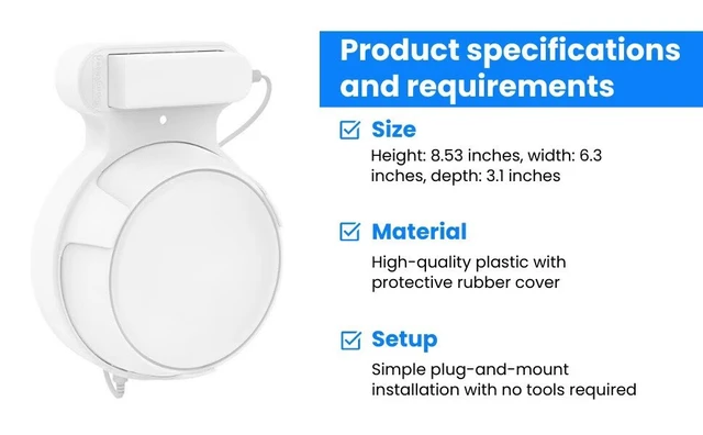 Alt view image 3 of 7 - LOVE Wall Mount for Deco BE23, BE25 WiFi 7 Mesh (2 Pack) | Fits Deco BE25, BE23, BE26, BE3600, BE5000, WB7200, WB10800 & WB14400, ABS Space-Saving Bracket with Cable Management