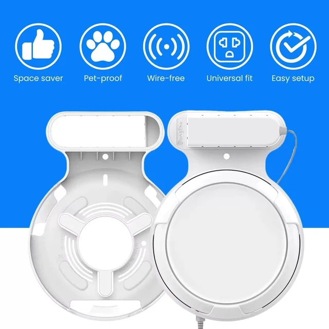 Alt view image 6 of 7 - LOVE Wall Mount for Deco BE23, BE25 WiFi 7 Mesh (2 Pack) | Fits Deco BE25, BE23, BE26, BE3600, BE5000, WB7200, WB10800 & WB14400, ABS Space-Saving Bracket with Cable Management
