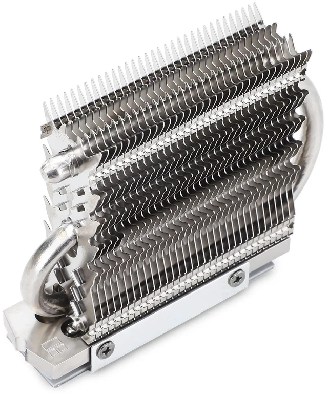 Main image of HR-09 2280 PRO SSD heatsink, Double-Sided Heat Sink, Contains a Heat Pipe, Reflow Soldering Process, with Thermal Silicone Pad for M.2 SSD Hard Disk, Computer and PC