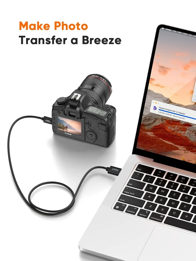 Alt view image 5 of 5 - USB 3.0 Micro B Cable 3.3FT, USB to Micro B Hard Drive Cable
10Gbps High-Speed, Nylon Braided, External Hard Drive Cord Compatible with Hard Drive