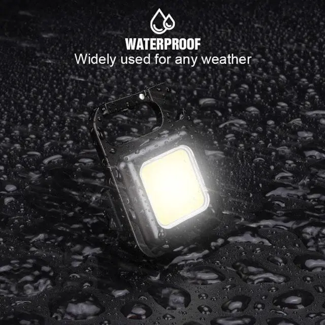 Alt view image 4 of 6 - 2 Pack Pocket flashlight Folding Bracket Bottle Opener 3 Light Modes for Walking and Camping