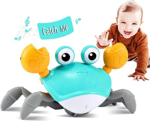 Baby Toys Infant Crawling Crab: Tummy Time Toy Gifts 3 4 5 6 7 8 9