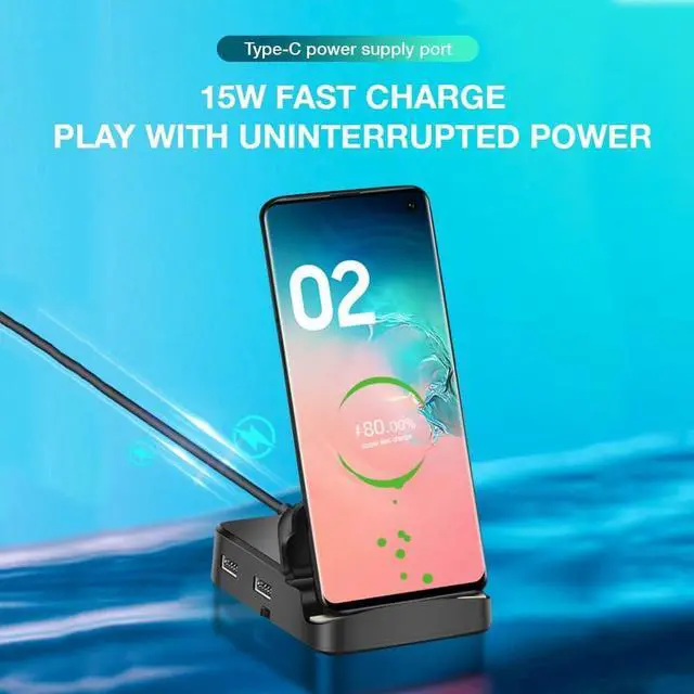 Alt view image 5 of 7 - Portable 4K HDMI Dock Station for Samsung DeX, USB C Smartphone to HDMI Docking Station, Compatible with Samsung/Huawei/MacBook/DELL/HP. (2022)