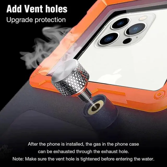 Alt view image 6 of 7 - Professional Waterproof Dive Case for Snorkelling, 15M/50FT Underwater Photo and Video Case with Lanyard for iPhone 15/14/13/12/11 Pro Max/XR/XS/X Samsung Galaxy S24/S23/S22/S21 etc.