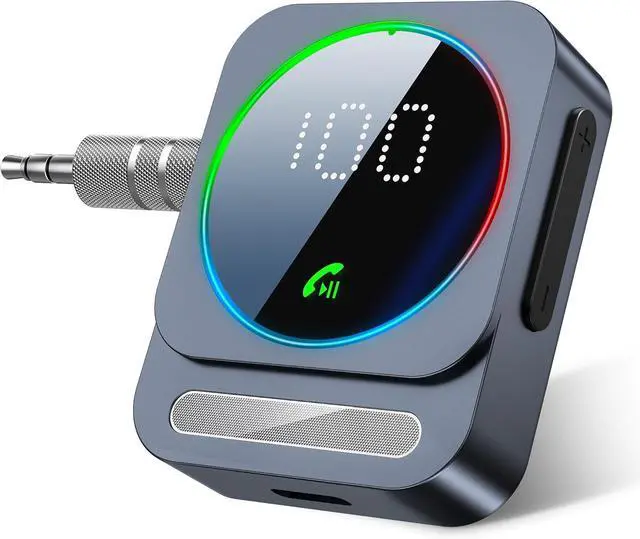 Main image of Bluetooth AUX Adapter, Car Bluetooth 5.3 Receiver, Car Wireless Audio Receiver/Home Stereo/Wired Headphones/Speakers, Dual AUX Output, RCA AUX 3.5mm Bluetooth Music Receiver