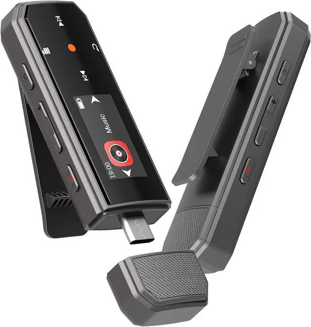 Main image of 64GB Type-C USB MP3 Player with Bluetooth 5.3, Clip Portable Music Player with FM Radio, Voice Recorder, Exercise Pedometer, Digital Audio Random Playback A-B Repeat, Supports Cell Phone File Transfer