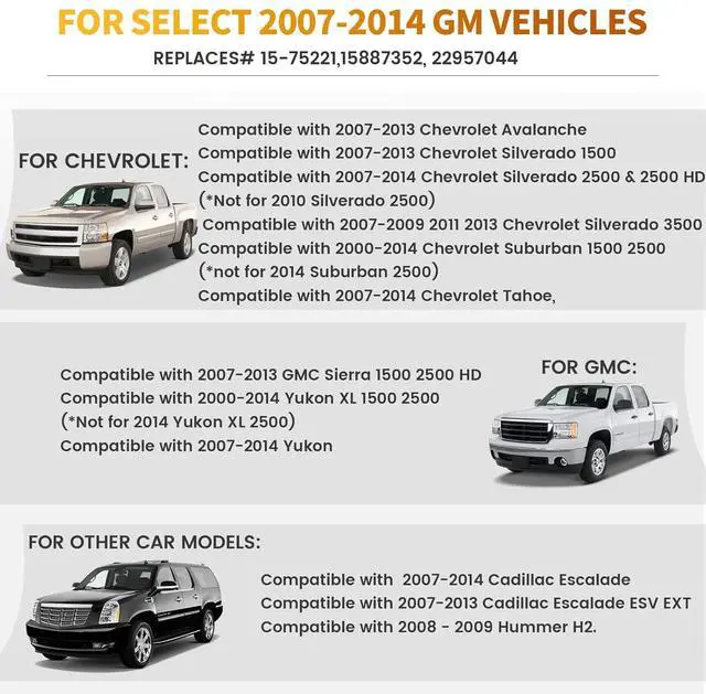 Alt view image 6 of 6 - 15-75221 Blower Motor Wiring Harness 14 in (Approx. 35.6 cm) Fits 2007-2014 GM Chevrolet Tahoe Suburban Silverado Avalance,GMC Sierra Buick Yukon,Escalade,Fits Hummer,OE 15887352,222229 57044