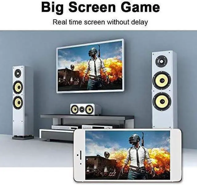 Alt view image 2 of 3 - Wireless HD Display Adapter 1080P WiFi Screen Mirroring Streaming Projection Dongle for iPhone iPad Android Smartphone Tablet Windows to HDTV/Monitor/Projector